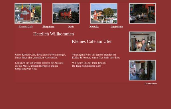 Vorschau von www.kleines-cafe-kroev.de, Kleines Cafe