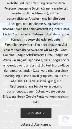 Vorschau der mobilen Webseite www.gaestehauskirchlay-schetter.de, Gästehaus Kirchlay Schetter
