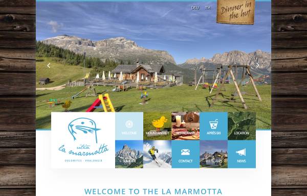 Vorschau von lamarmotta.com, La Marmotta Hütte