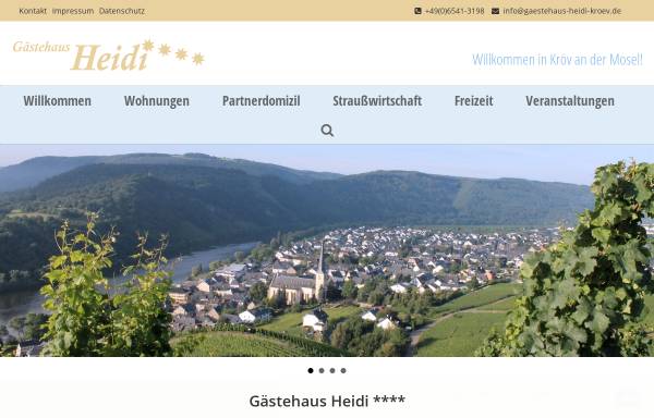 Vorschau von www.gaestehaus-heidi-kroev.de, Gästehaus Heidi