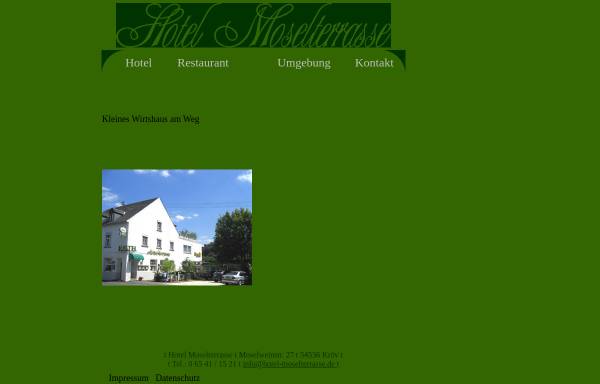 Vorschau von www.hotel-moselterrasse.de, Hotel Moselterrasse