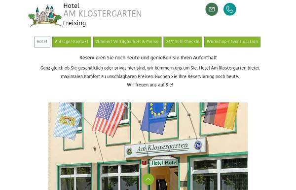 Vorschau von www.am-klostergarten.com, Hotel Garni 