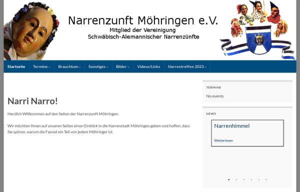 Vorschau von www.narrenzunft-moehringen.de, Narrenzunft Möhringen e.V.