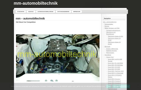 Vorschau von www.mm-automobiltechnik.de, Mm-automobiltechnik