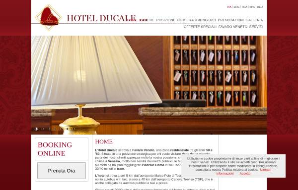 Vorschau von www.ducalehotel.com, Hotel Ducale