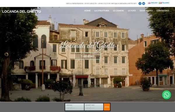 Vorschau von locandadelghetto.net, Hotel Locanda del Ghetto