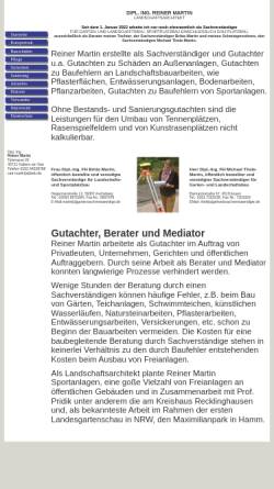 Vorschau der mobilen Webseite www.landschaftsbaugutachter.de, Martin, Rainer