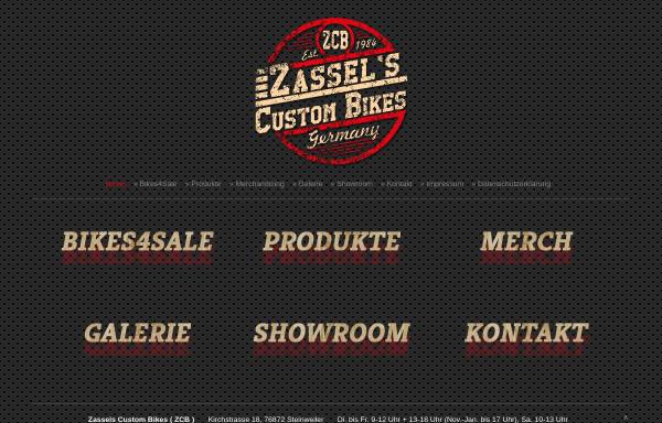 Vorschau von www.zassel.de, Zassel's Custom Bikes