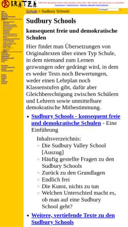 Vorschau der mobilen Webseite www.kraetzae.de, K.R.Ä.T.Z.Ä. - Sudbury Schools
