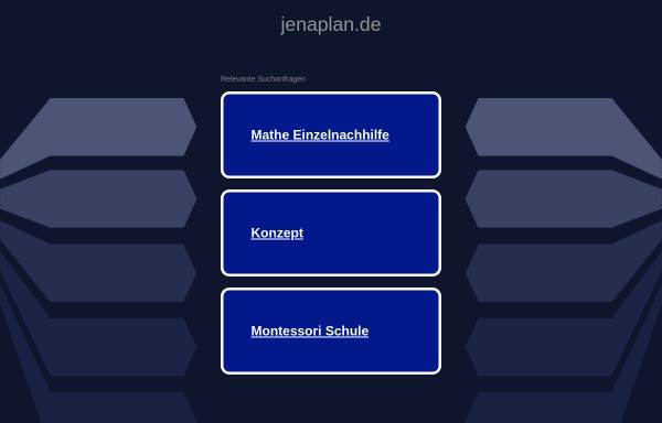 Vorschau von www.jenaplan.de, Jenaplan-Initiative Bayern e.V.