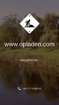 Vorschau der mobilen Webseite www.opladen.com, Infos aus Opladen
