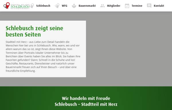 Vorschau von www.schlebusch-online.net, Werbe- und Fördergemeinschaft Schlebusch e.V.