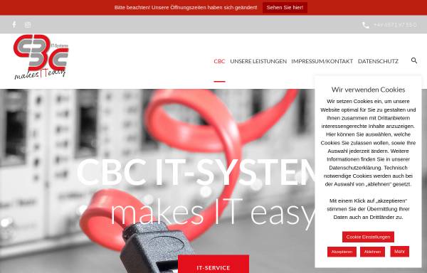 Vorschau von www.cbc-wittlich.de, Conny Becker Computer GmbH