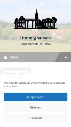 Vorschau der mobilen Webseite www.lange-himmighausen.de, Himmighausen