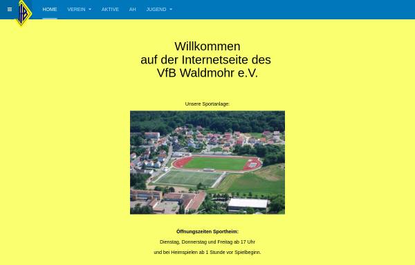 Vorschau von www.vfb-waldmohr.org, VfB Waldmohr