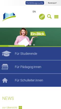 Vorschau der mobilen Webseite www.phdl.at, Private Pädagogische Hochschule der Diözese Linz