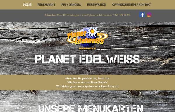 Vorschau von www.planet-edelweiss.ch, Planet Edelweiss