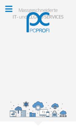 Vorschau der mobilen Webseite www.pc-profi.ch, PC-Profi GmbH