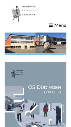 Vorschau der mobilen Webseite www.osduedingen.ch, Orientierungsschule Düdingen
