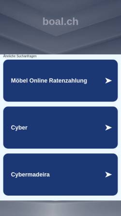 Vorschau der mobilen Webseite www.boal.ch, Boal AG