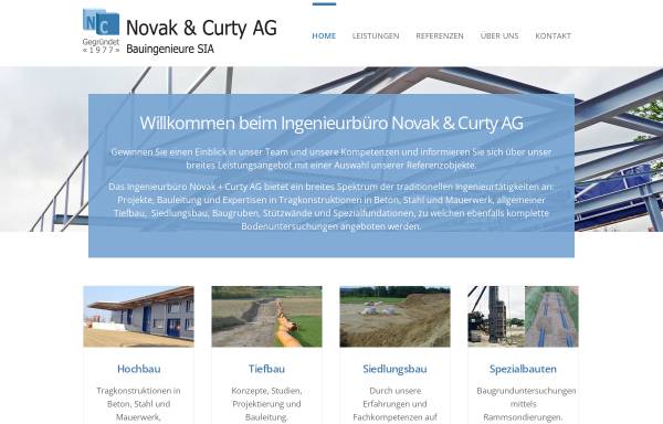 Vorschau von www.novak-curty.ch, Novak & Curty AG