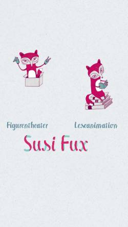 Vorschau der mobilen Webseite www.susifux.ch, Figurentheater Susi Fux