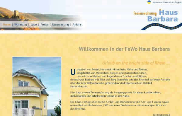 Vorschau von www.ferienwohnung-haus-barbara.de, Haus Barbara - Birgit Deifuss