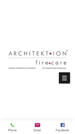 Vorschau der mobilen Webseite www.architektion.de, Architekt.ion, Wollitz
