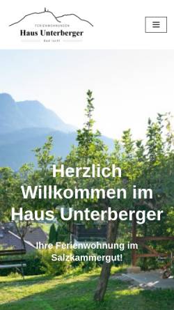 Vorschau der mobilen Webseite www.haus-unterberger.at, Haus Unterberger