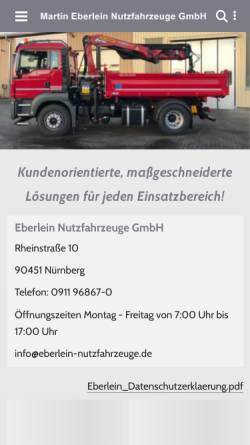 Vorschau der mobilen Webseite www.grampp-fahrzeugbau.de, Grampp Fahrzeugbau Nutzfahrzeugreparatur GmbH