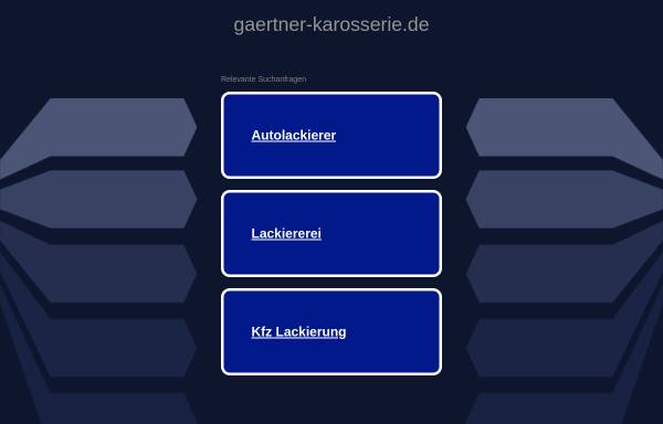 Vorschau von www.gaertner-karosserie.de, Karosseriebau Gärtner GmbH