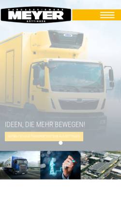 Vorschau der mobilen Webseite www.karosseriewerk-meyer.de, Karosseriewerk Heinrich Meyer GmbH