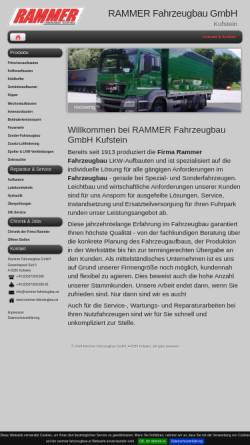 Vorschau der mobilen Webseite www.rammer-fahrzeugbau.at, Rammer Fahrzeugbau GmbH