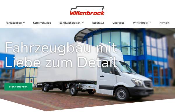 Vorschau von www.fahrzeugbau-willenbrock.de, Willenbrock Fahrzeugbau GmbH