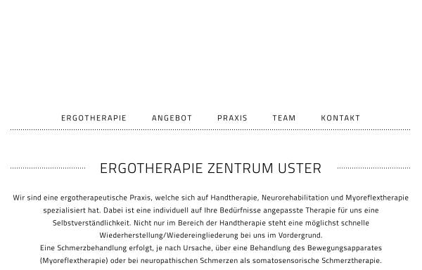 Vorschau von www.ergouster.ch, Ergotherapie Zentrum Uster