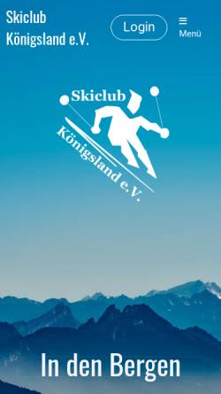 Vorschau der mobilen Webseite www.skiclub-koenigsland.de, Skiclub Königsland e.V.