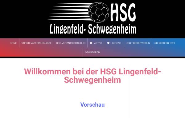 Vorschau von www.hsv-lingenfeld.de, Handballsportverein Lingenfeld