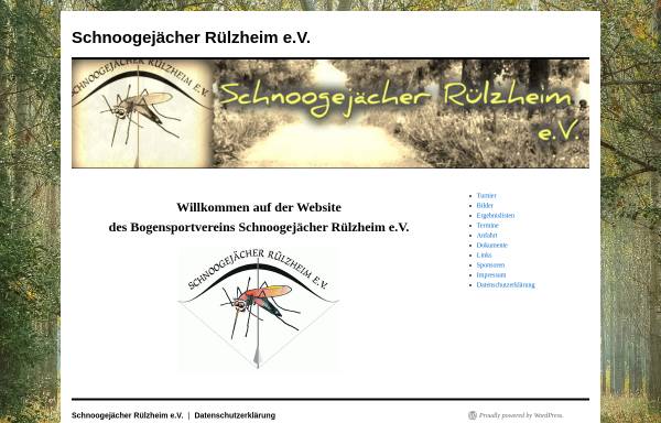 Vorschau von www.schnoogejaecher.de, Bogensportverein Schnoogejächer Rülzheim e.V.