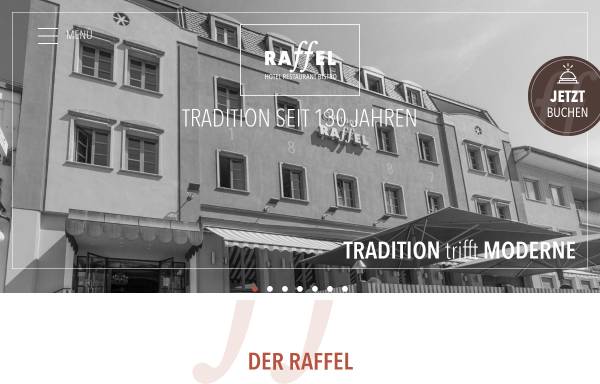 Vorschau von www.raffel.at, Gasthof Seminarhotel Raffel