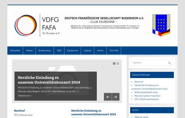 DFG-Budenheim - Club Eaubonne - Deutsch-Französische Gesellschaft Budenheim e.V.
