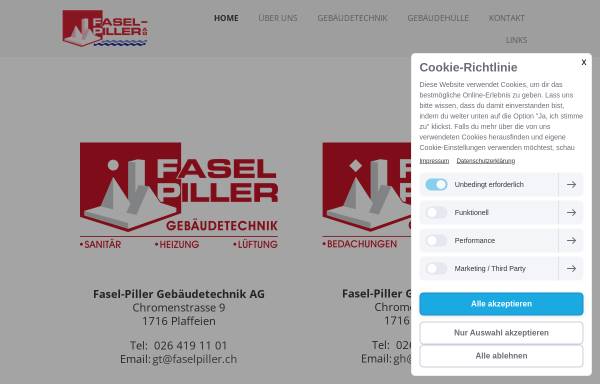 Vorschau von www.faselpillerag.ch, Fasel-Piller AG