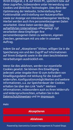 Vorschau der mobilen Webseite www.magnificat-das-stundenbuch.de, Magnificat