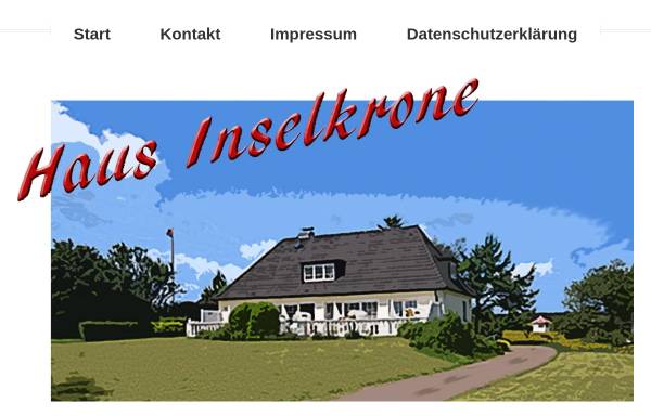 Vorschau von www.hausinselkrone.de, Haus Inselkrone