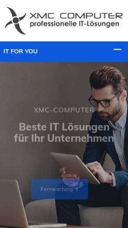 Vorschau der mobilen Webseite xmc-computer.com, Markus Strohmeyer - XMC Computer, Baurat.de