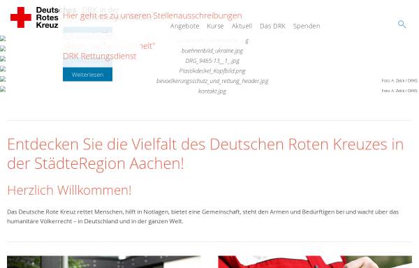 Vorschau von www.drk-kreis-aachen.de, Deutsches Rotes Kreuz - Kreisverband Aachen e.V.