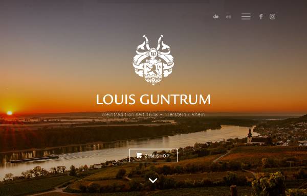 Vorschau von www.guntrum.de, Weingut Louis Guntrum und Louis Guntrum Weinkellerei GmbH