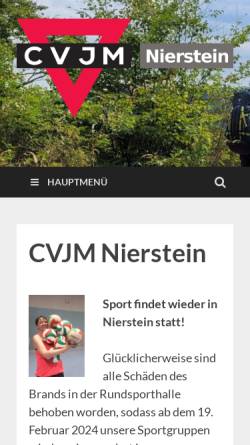 Vorschau der mobilen Webseite cvjm-nierstein.de, CVJM Nierstein e.V.