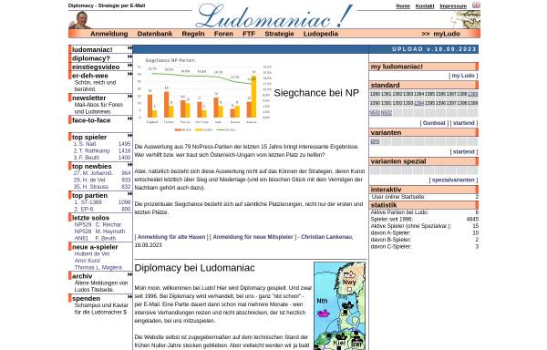 Vorschau von www.ludomaniac.de, Ludomaniac