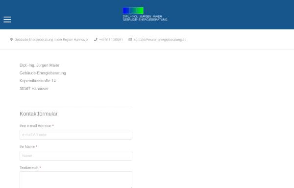 Vorschau von www.maier-energieberatung.de, Maier, Jürgen
