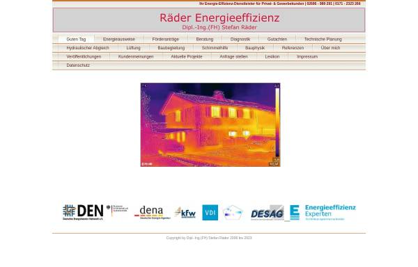 Vorschau von www.energieberatung-raeder.de, Räder, Stefan